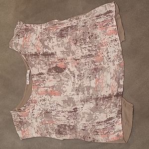 Abstract Crop Top